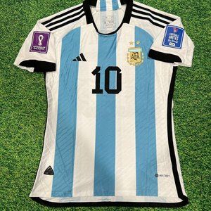 Lionel Messi Argentina National Team 2022/23 Home Authentic Player Jersey